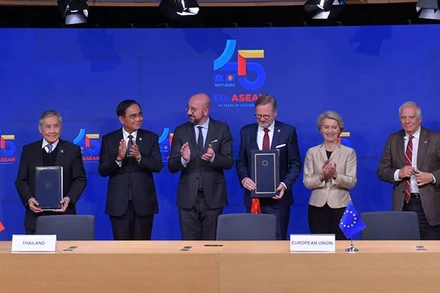Lễ ký kết Hiệp định khung Đối tác và Hợp tác toàn diện Thái Lan-EU.