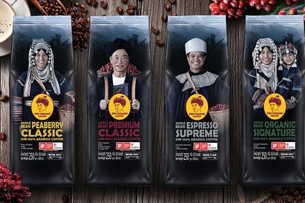 Sản phẩm cà-phê của Thái Lan được ưa chuộng tại thị trường nước ngoài. (Ảnh: doichangcoffe)