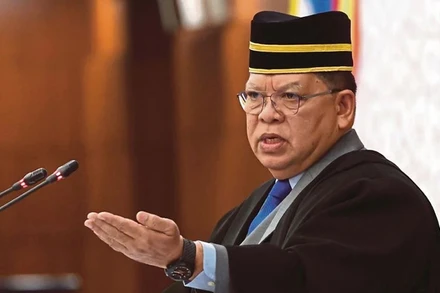 Chủ tịch Hạ viện Malaysia Tan Sri Dato' Johari Bin Abdul. (Ảnh: Bernama)