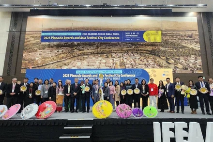 Đêm trao giải thưởng Lễ hội châu Á năm 2025 tại Hàn Quốc.