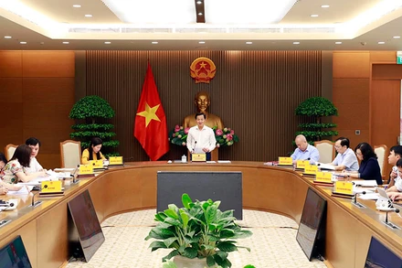 Toàn cảnh cuộc họp. (Ảnh: AN ĐĂNG /TTXVN)