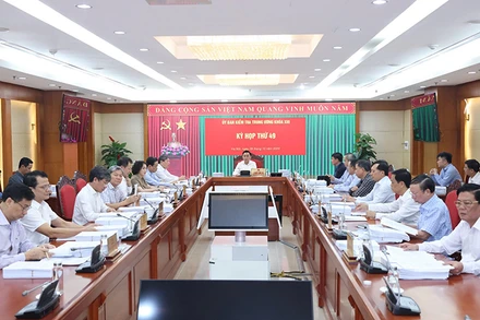 Quang cảnh Kỳ họp thứ 49 của Ủy ban Kiểm tra Trung ương.