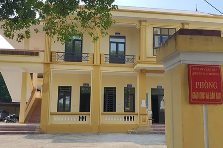 Trụ sở Phòng Giáo dục và Đào tạo huyện Sơn Dương, tỉnh Tuyên Quang.