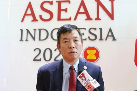 Đại sứ Vũ Hồ, Quyền Trưởng SOM ASEAN. (Ảnh: Đào Trang/TTXVN)