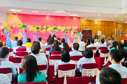 Quang cảnh lễ khai mạc Triển lãm "Quảng Ninh - 60 năm xây dựng và phát triển".