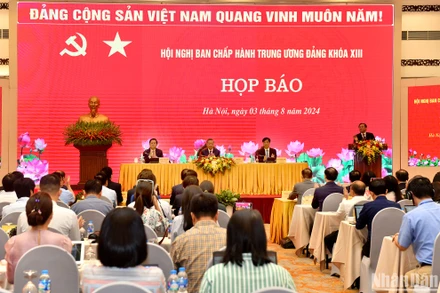 Ban Chấp hành Trung ương Đảng tổ chức Họp báo dưới sự chủ trì của Tổng Bí thư, Chủ tịch nước Tô Lâm.