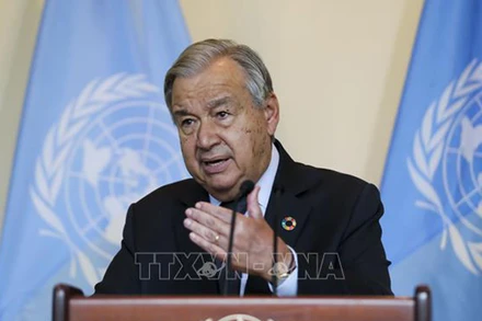 Tổng thư ký Liên hợp quốc Antonio Guterres. Ảnh: THX/TTXVN