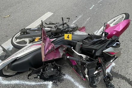 Bắt giữ thanh niên đâm xe vào Cảnh sát Giao thông đang thi hành công vụ