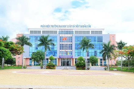 Trụ sở Phân hiệu Trường Đại học Luật Hà Nội tại tỉnh Đắk Lắk.