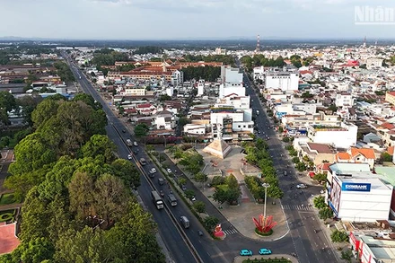Một góc thành phố Long Khánh.