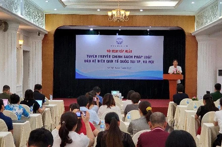 Toàn cảnh Hội nghị tập huấn.