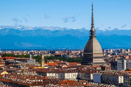 Một góc của Torino, Italia.
