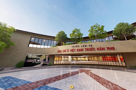 Hình ảnh trong triển lãm trực tuyến “Báo chí ở Việt Nam trước năm 1945”. (Ảnh chụp màn hình)