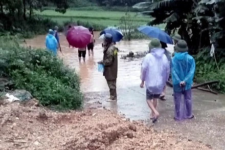 Hiện trường nơi xảy ra vụ việc.