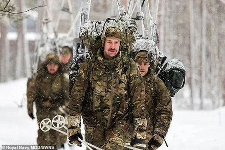 Anh mở căn cứ quân sự ở miền bắc Na Uy. (Ảnh: dailymail.co.uk/TTXVN)