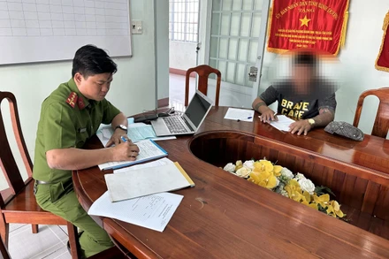 Làm việc với Công an, ông L. đã thừa nhận hành vi vi phạm của mình.