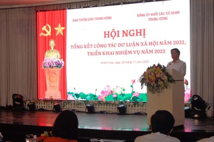 Quang cảnh hội nghị.