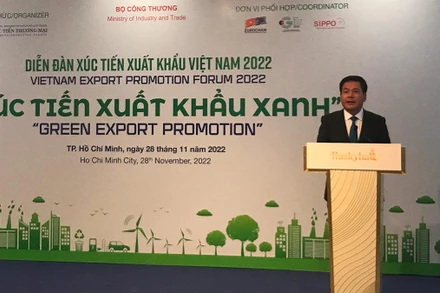 Bộ trưởng Công thương Nguyễn Hồng Diên phát biểu tại Diễn đàn.