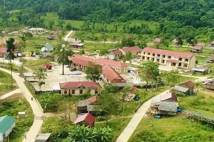 Một góc xã Thượng Trạch - nơi đồng chí Trương Tấn Hưng công tác.