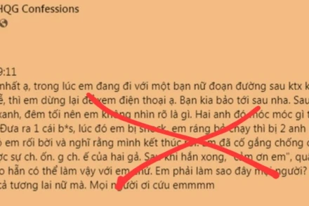 Thông tin không chính xác về vụ việc.