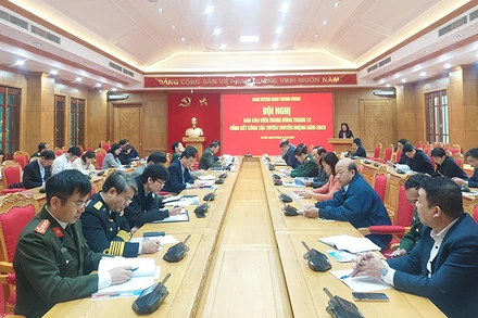 Quang cảnh hội nghị.