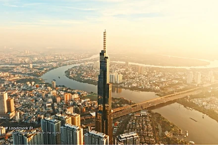 Hình ảnh Thành phố Hồ Chí Minh năm 2025 hiện đại, năng động, phát triển mạnh mẽ được thể hiện trong bộ phim.