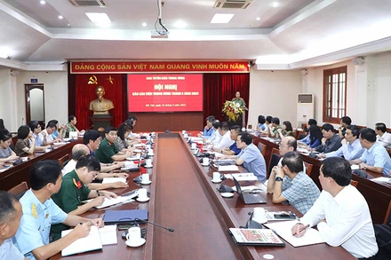 Quang cảnh hội nghị tại Ban Tuyên giáo Trung ương.