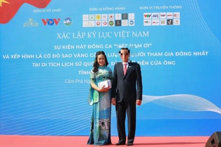 Trong nhiều sự kiện, Công ty Cổ phần Hằng Holy Group đều sử dụng trái phép logo của VOV trong danh sách các đơn vị tổ chức. (Ảnh: VOV)