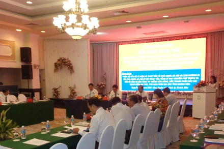 Quang cảnh hội thảo.