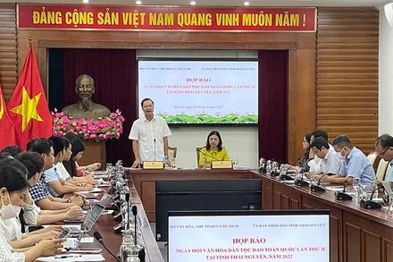 Họp báo về Ngày hội văn hóa, thể thao dân tộc Dao.