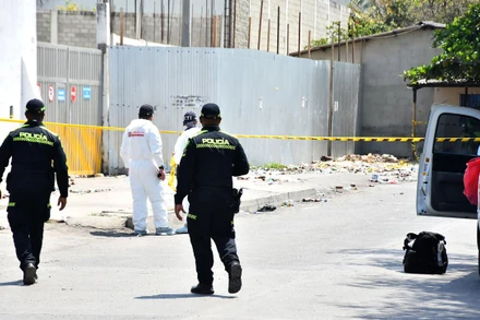 Hiện trường một vụ xả súng. (Nguồn: eltiempo/TTXVN)