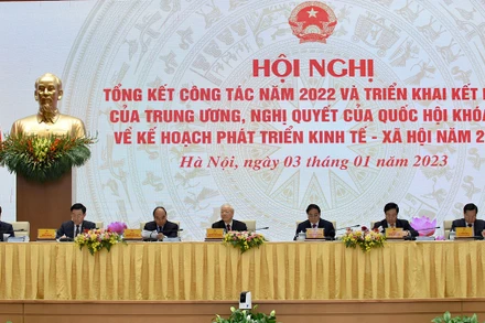 Quang cảnh hội nghị. (Ảnh: Trần Hải)