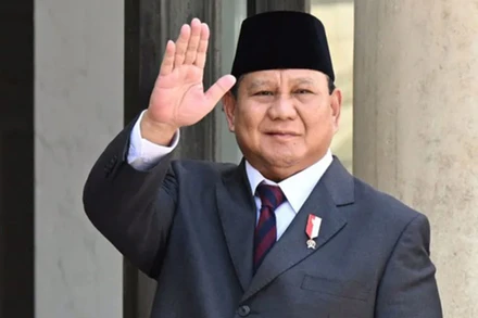 Tổng thống Indonesia Prabowo Subianto. (Ảnh: TTXVN)