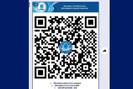 Cảnh báo Mã QR lừa đảo, giả danh đơn vị cấp nước 