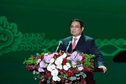 Thủ tướng Phạm Minh Chính phát biểu tại buổi lễ.
