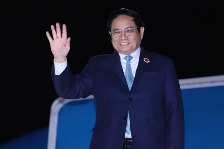 Thủ tướng Phạm Minh Chính rời Tokyo, kết thúc chuyến tham dự Hội nghị Cấp cao Kỷ niệm 50 năm quan hệ ASEAN-Nhật Bản và các hoạt động song phương. (Ảnh: TTXVN)