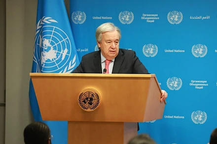 Tổng thư ký Antonio Guterres. (Ảnh: THX/TTXVN)