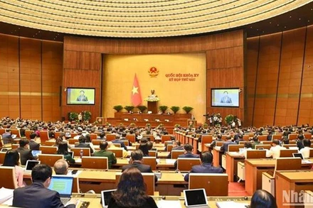 Khai mạc kỳ họp thứ 6 Quốc hội khóa XV. (Ảnh: DUY LINH)