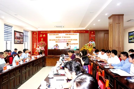 Quang cảnh hội thảo.