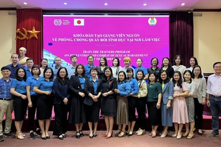 Các học viên tham gia khóa đào tạo.