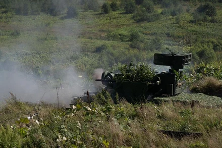 Tập trận “Vostok-2022” diễn ra cả trên biển và đất liền. 