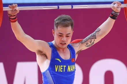 Đô cử Lại Gia Thành cũng đã từng thi đấu thành công tại SEA Games 32. (Ảnh: TTXVN)