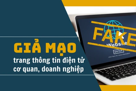 Giả mạo các trang thông tin điện tử cơ quan, doanh nghiệp