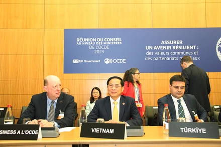 Bộ trưởng Ngoại giao Bùi Thanh Sơn tham dự Hội nghị Hội đồng Bộ trưởng OECD.