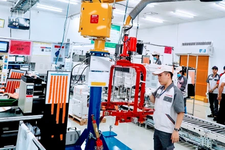 Sản xuất công nghiệp chế biến, chế tạo của thành phố Hải Phòng có mức tăng cao, góp phần quan trọng vào tăng trưởng kinh tế của thành phố.