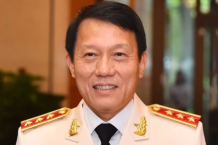 Đồng chí Lương Tam Quang, Ủy viên Bộ Chính trị, Bộ trưởng Công an. 