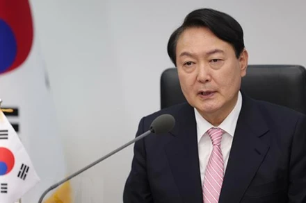 Tổng thống Hàn Quốc Yoon Suk-yeol. (Ảnh: Yonhap/TTXVN)