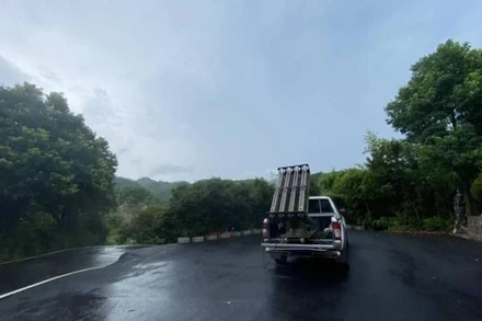 Thiết bị phun hóa chất làm mưa nhân tạo ở tỉnh Chiết Giang, Trung Quốc. (Ảnh: zjol.com.cn)