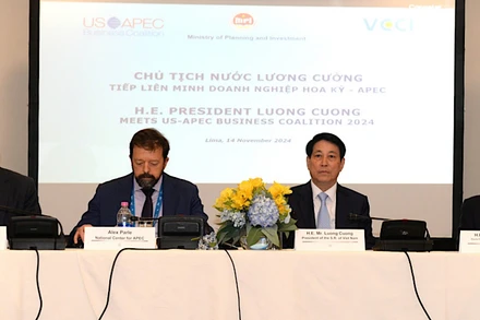 Chủ tịch nước tiếp Liên minh doanh nghiệp Hoa Kỳ.