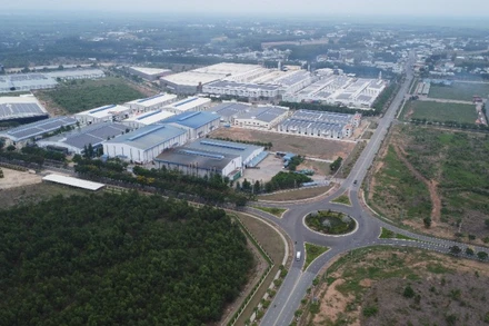 Một góc khu công nghiệp Giang Điền, tỉnh Đồng Nai.